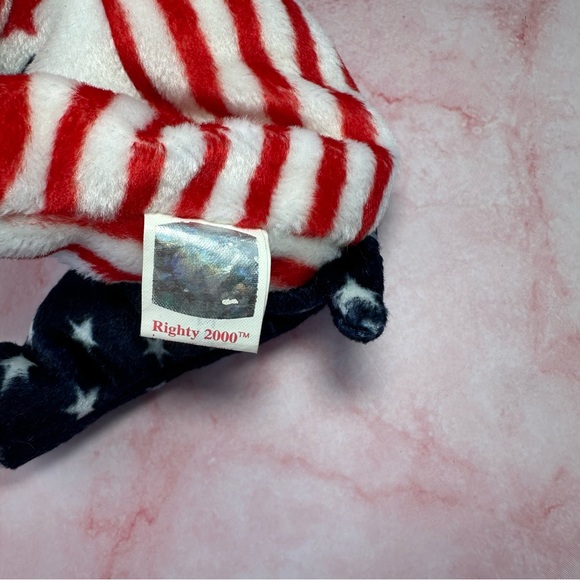 Ty Beanie Baby Righty 2000 with heart tag - Picture 8 of 9